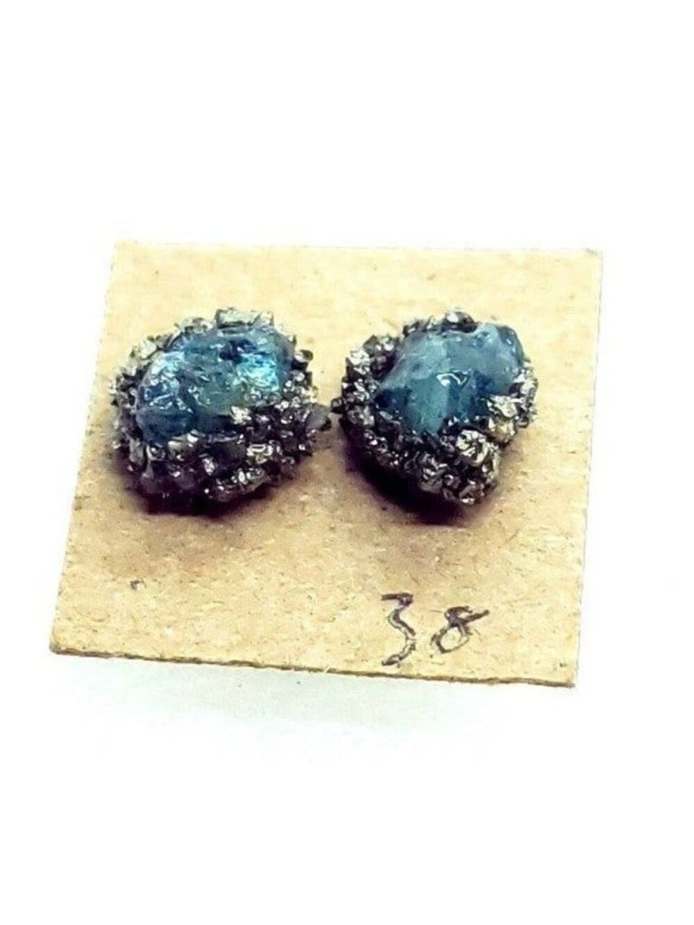 Apatite and pyrite studs #38